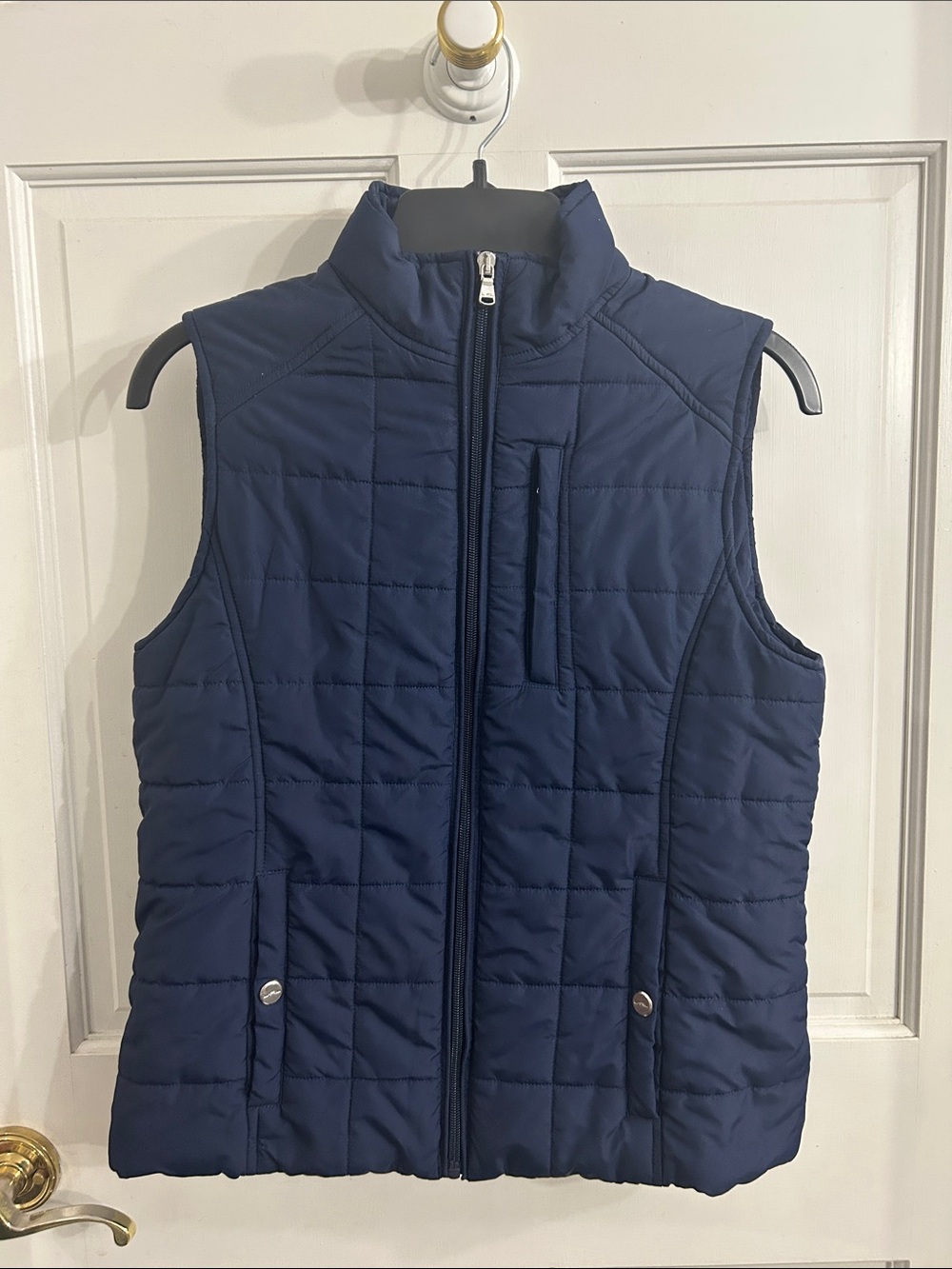 Lauren Ralph Lauren Navy Blue Quilted Puffer Vest